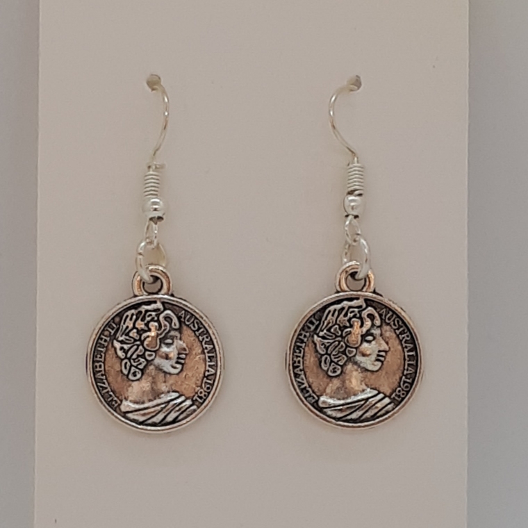 Earring-Silver-Charm-Coin-R30 Earring-Silver-Charm-Coin-R30