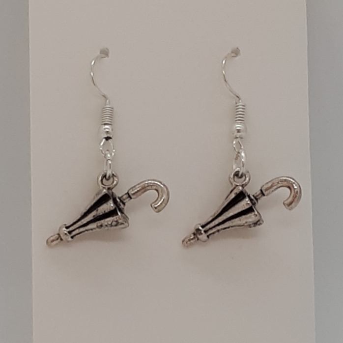 Earring-Silver-Charm-Umbrella-R30 Earring-Silver-Charm-Umbrella-R30