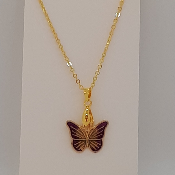 Fashion Gold Butterfly Pendant