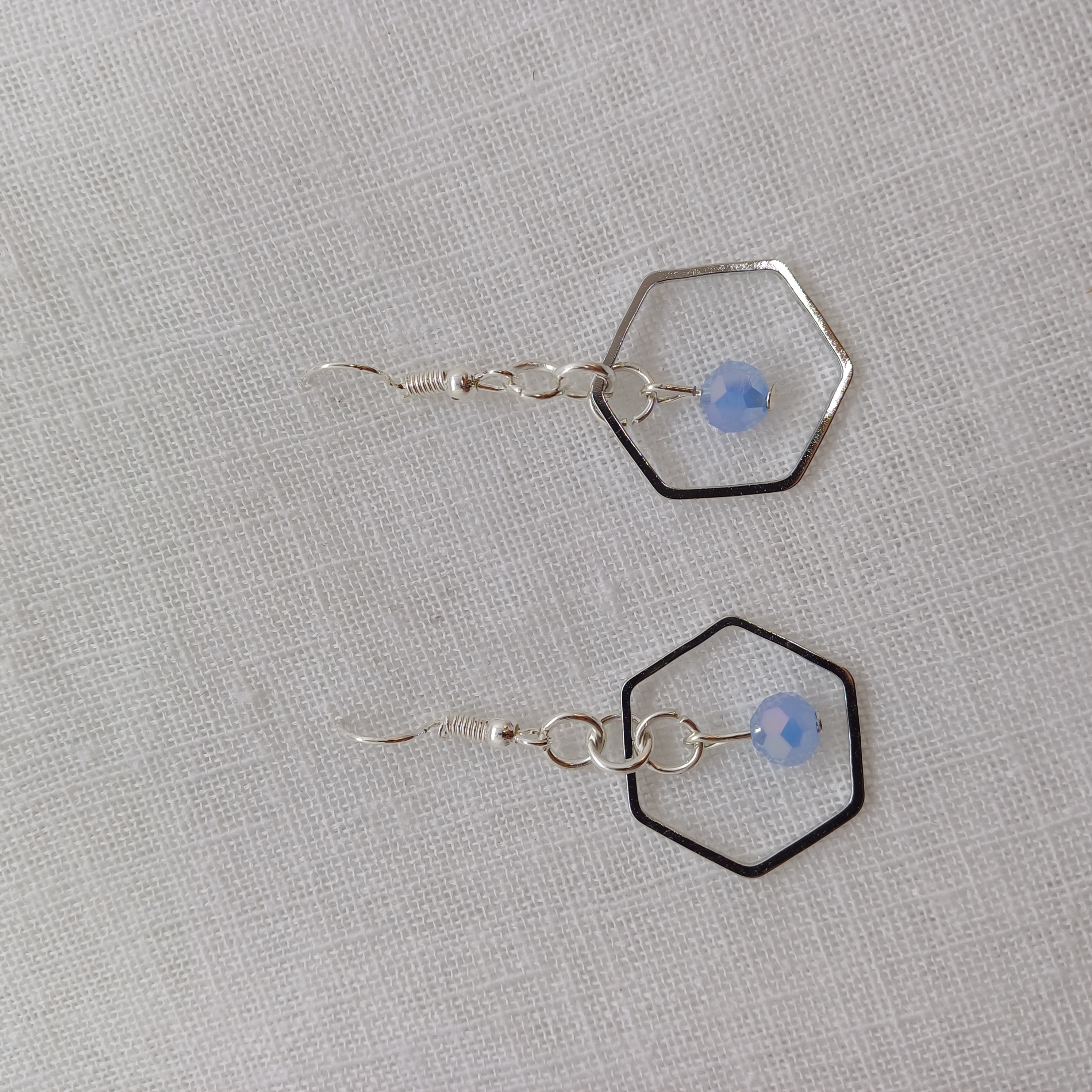 Silver Chrystal Earrings